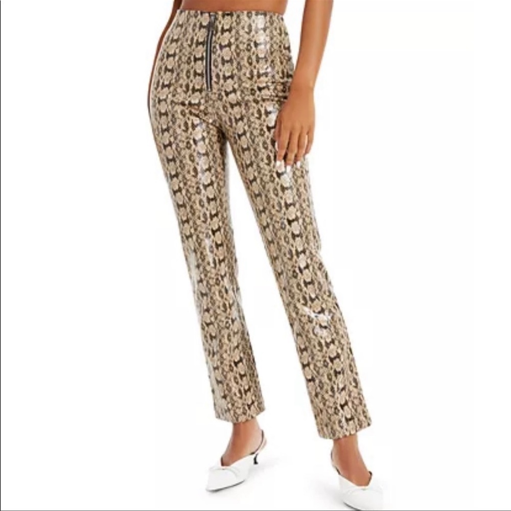 We wore what snakeskin pants